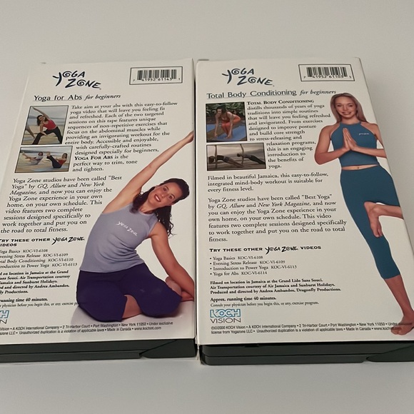 YOGA ZONE VCR TAPES - Picture 3 of 3